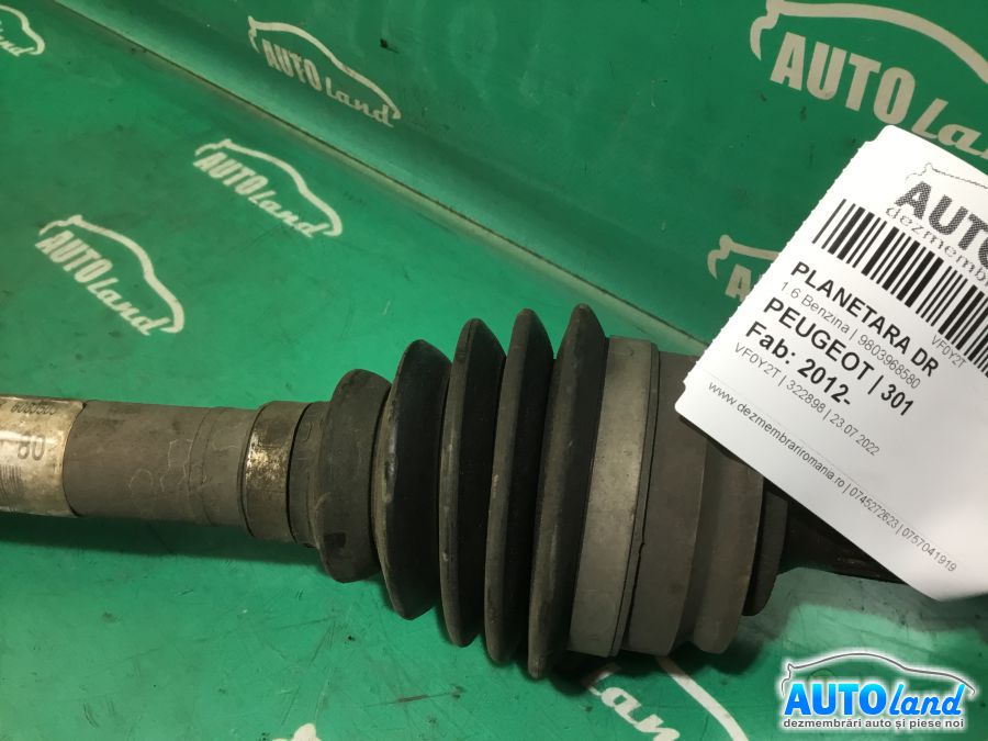 Planetara Dreapta PEUGEOT 301 2012-2025 Cod 9803968580 