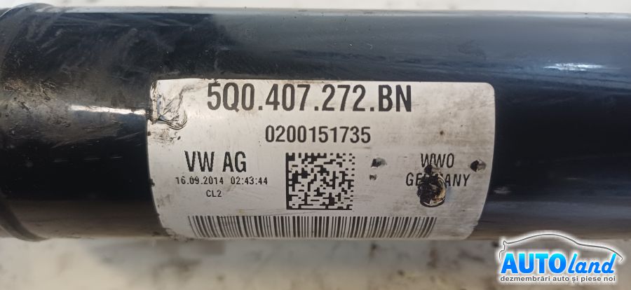 Planetara Dreapta VOLKSWAGEN GOLF VII 2012-2026 Cod 5Q0407272BN 