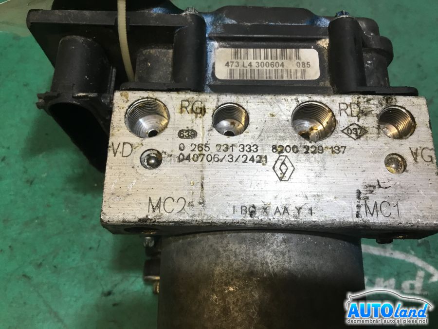 Pompa ABS RENAULT CLIO II (BB0/1/2_,CB0/1/2_) 1998-2025 Cod 0265231333 