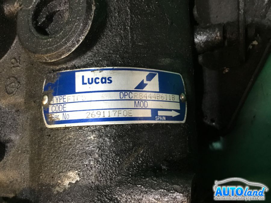 Pompa Injectie FIAT BRAVA (182) 1995-2001 Cod 269117F0E 