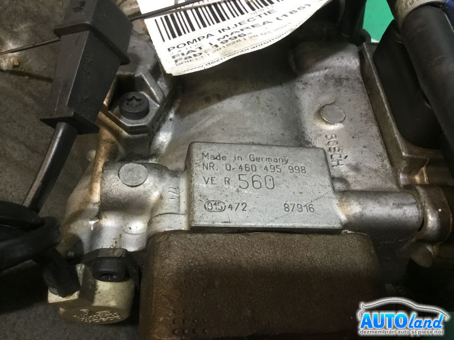 Pompa Injectie FIAT MAREA (185) 1996-2025 Cod 0460495998 