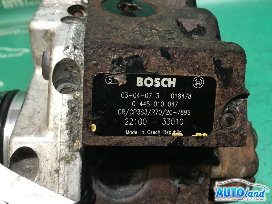 Pompa Injectie TOYOTA YARIS (_P1_) 1999-2025 Cod 0445010047 