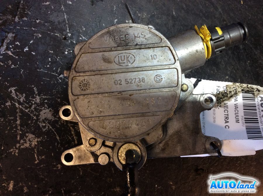 Pompa Vacuum OPEL VECTRA C 2002-2025 Cod 24465382 