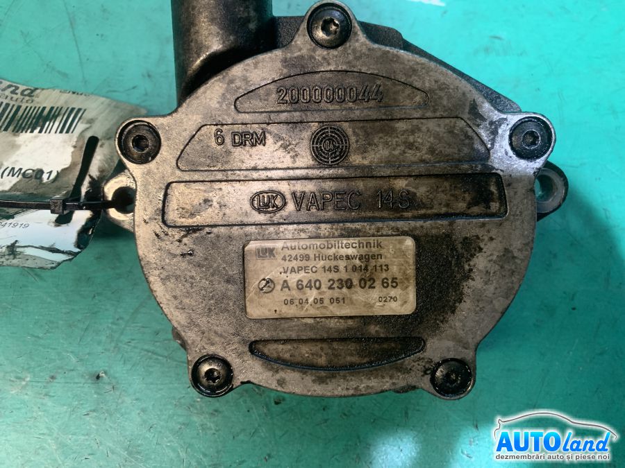 Pompa Vacuum SMART CITY-COUPE (MC01) 1998-2004 Cod A6402300265 