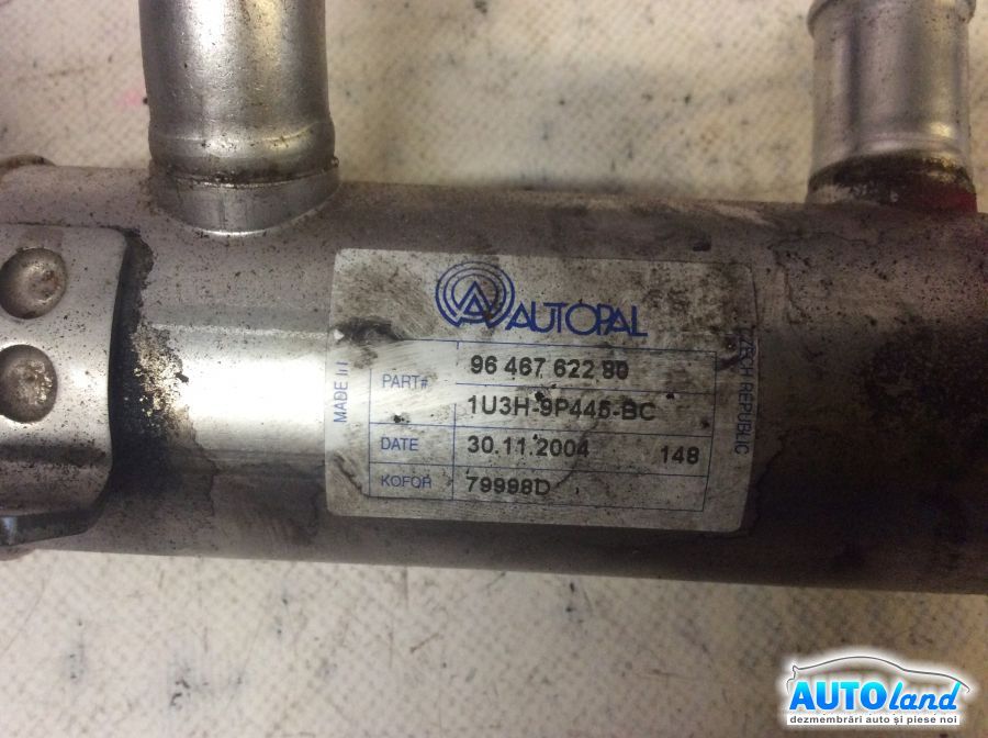 Racitor EGR PEUGEOT 307 (3A/C) 2000-2025 Cod 9646762280 