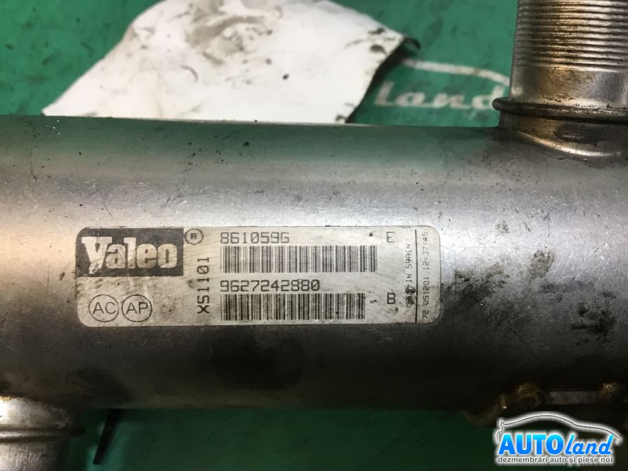 Racitor EGR PEUGEOT 406 (8B) 1995-2004 Cod 9627242880 