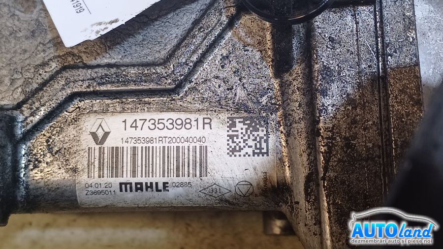 Racitor EGR RENAULT MASTER III 2010-2025 Cod 147353981R 