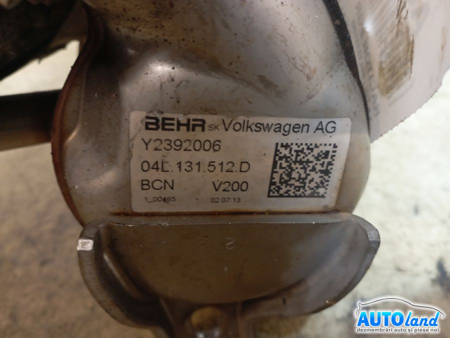 Racitor EGR VOLKSWAGEN GOLF VII 2012-2025 Cod 04L131512D 