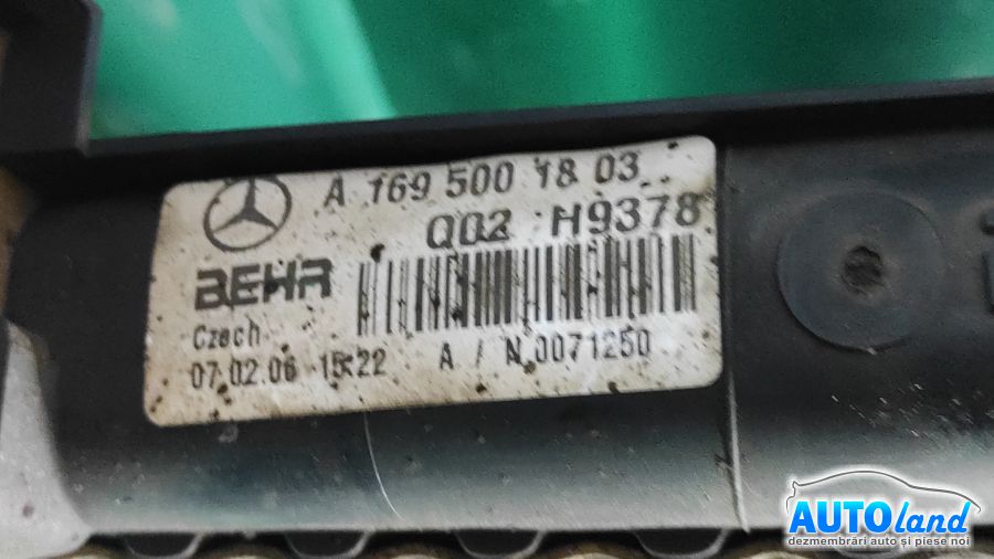 Radiator Apa MERCEDES-BENZ A-CLASS (W169) 2004-2025 Cod A1695002804 