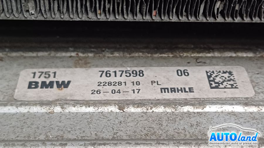 Radiator Intercooler BMW 2 (F45) 2013-2025 Cod 7617598 