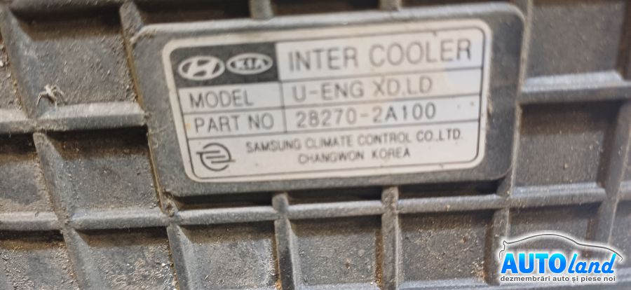 Radiator Intercooler KIA CERATO I (LD) 2004-2026 Cod 282702A100 