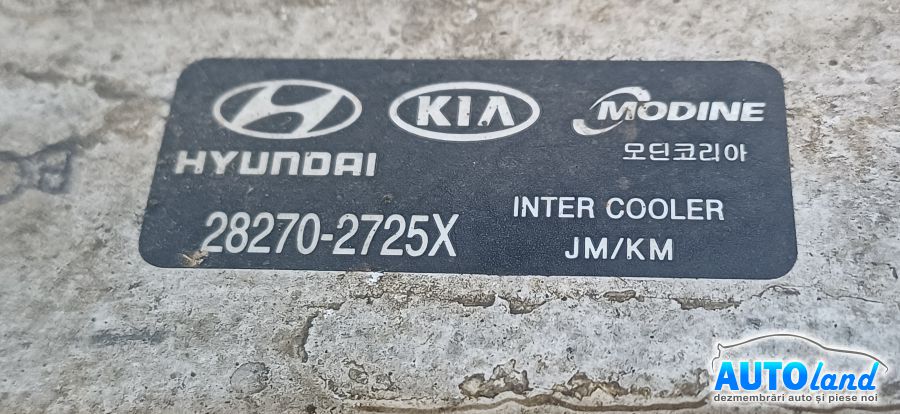 Radiator Intercooler KIA SPORTAGE (JE_) 2004-2026 Cod 282702725X 