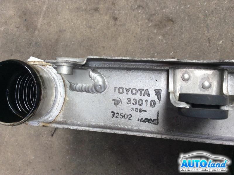 Radiator Intercooler TOYOTA YARIS VERSO (NC/LP2_) 1999-2025 Cod 72502 