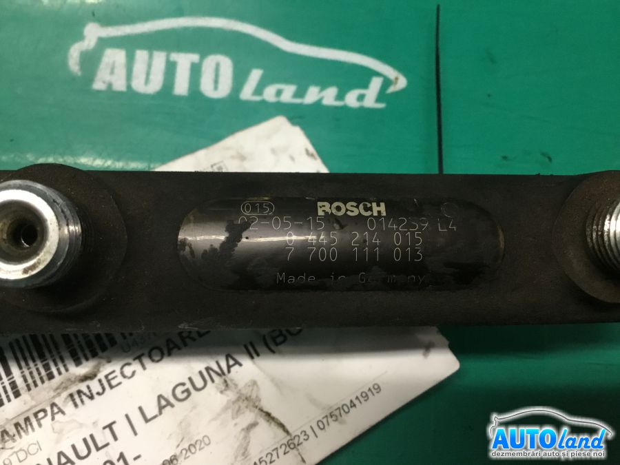 Rampa Injectoare RENAULT LAGUNA II (BG0/1_) 2001-2025 Cod 0445214015 