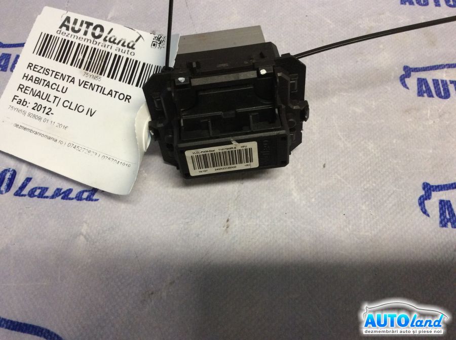 Rezistenta Ventilator Habitaclu RENAULT CLIO IV 2012-2025 Cod T1017845R 