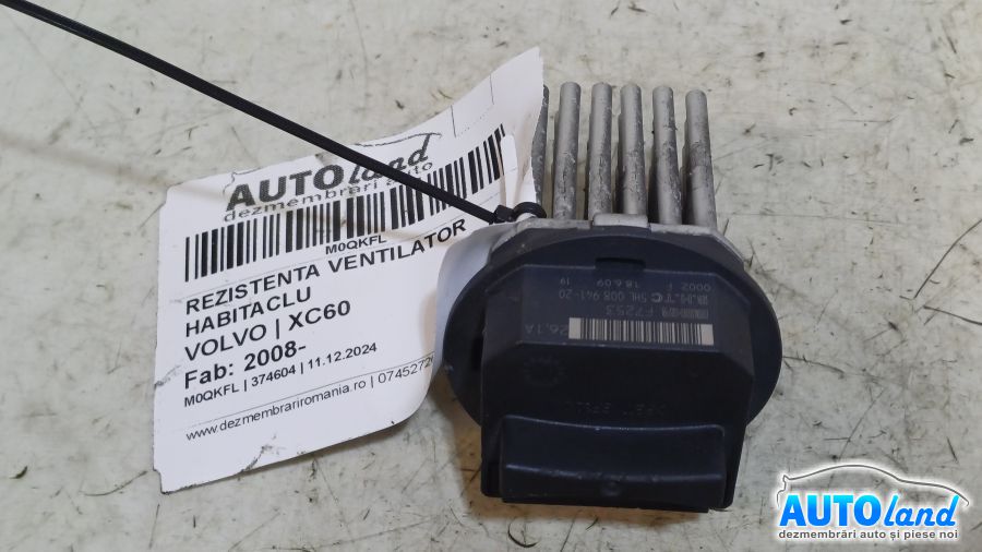 Rezistenta Ventilator Habitaclu VOLVO XC60 2008-2025 Cod F7253 