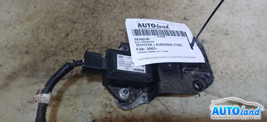 Senzor TOYOTA AVENSIS (T25) 2003-2025 Cod 0265005297 