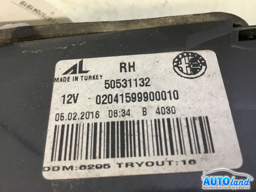 Stop Spate Dreapta ALFA ROMEO GIULIETTA (940_) 2010-2025 Cod 50531132 