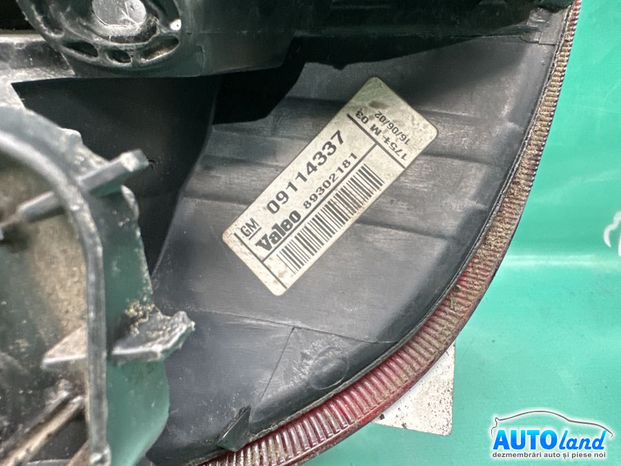 Stop spate Dreapta OPEL CORSA C (F08,F68) 2000-2025 Cod 09114337 
