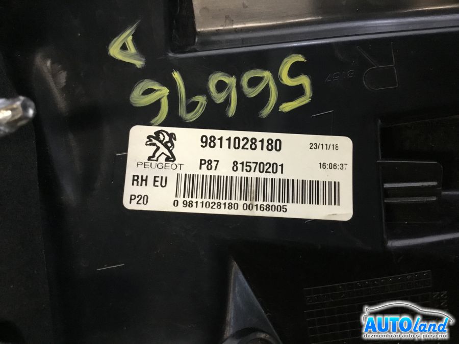 Stop Spate Dreapta PEUGEOT 5008 2009-2025 Cod 9811028180 