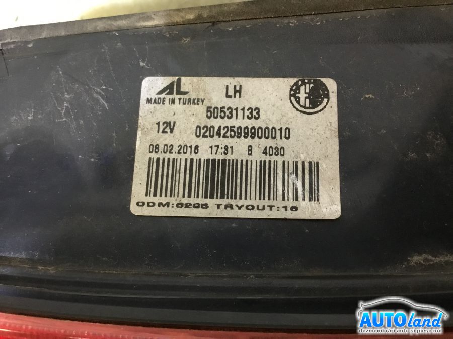 Stop Spate Stanga ALFA ROMEO GIULIETTA (940_) 2010-2025 Cod 50531133 