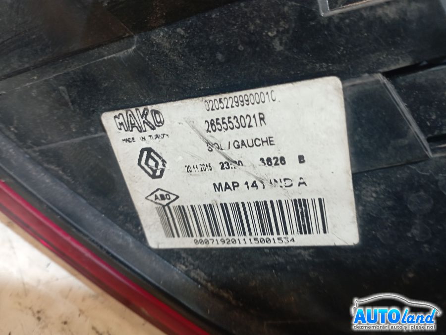 Stop Spate Stanga RENAULT CLIO IV 2012-2026 Cod 265553021R 