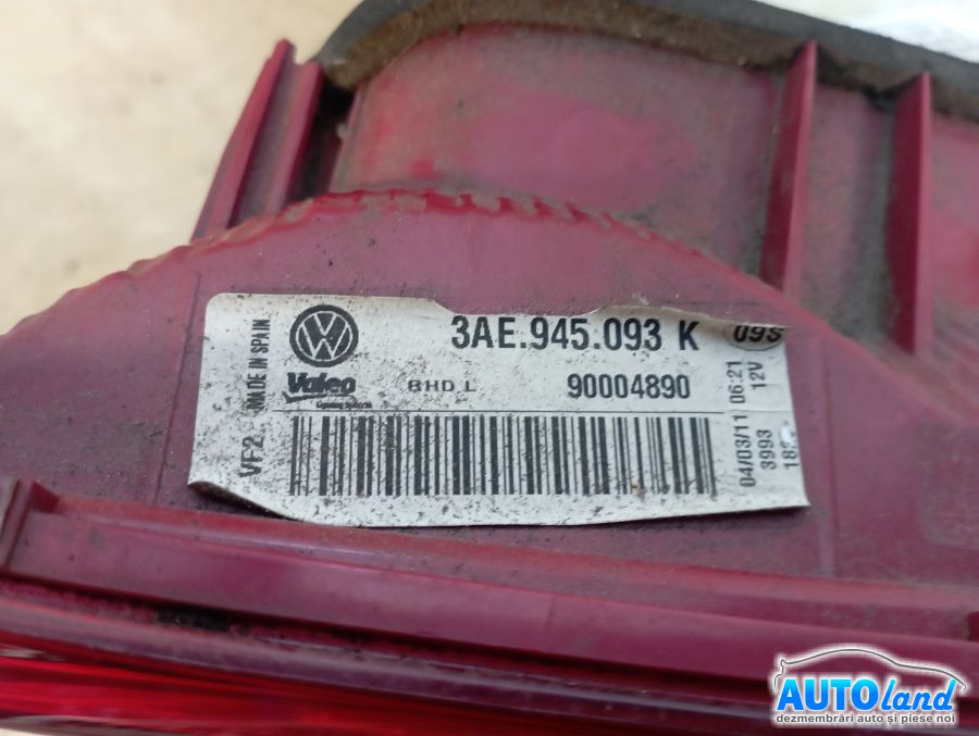 Stop Spate Stanga VOLKSWAGEN PASSAT (3AA,B7) 2011-2025 Cod 3AE945093K 