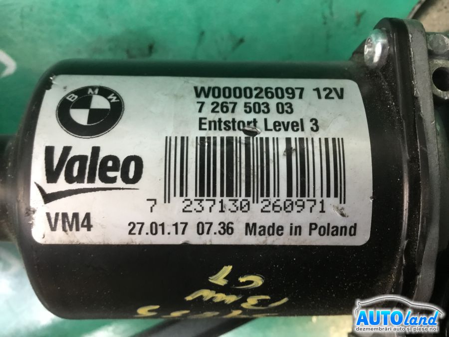 Timonerie Stergator cu Motoras BMW 1 (F20) 2010-2025 Cod 726750303 