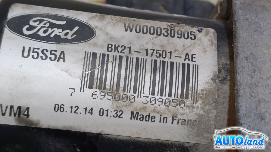 Timonerie Stergator cu Motoras FORD TRANSIT CUSTOM 2012-2018 Cod BK2117501AE 