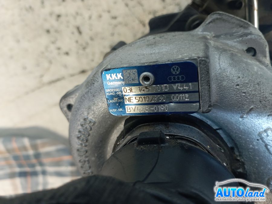 Turbo AUDI A5 Sportback (8TA) 2009-2026 Cod 03L145701D 
