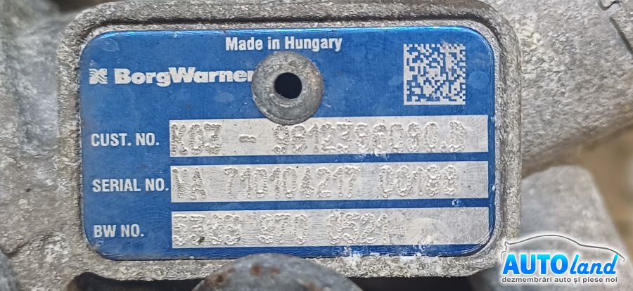 Turbo CITROEN JUMPER bus 2006-2026 Cod 9812386080 