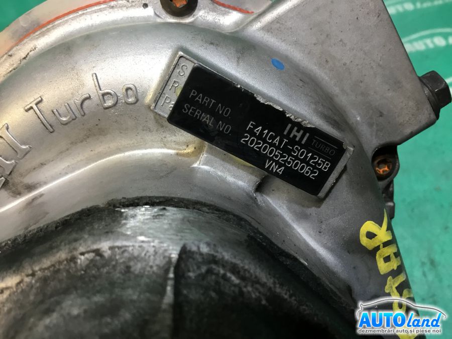 Turbo NISSAN CABSTAR 2006-2025 Cod F41CATS0125B 