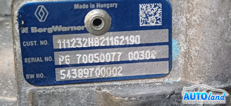 Turbo NISSAN JUKE 2010-2026 Cod 54389700002 