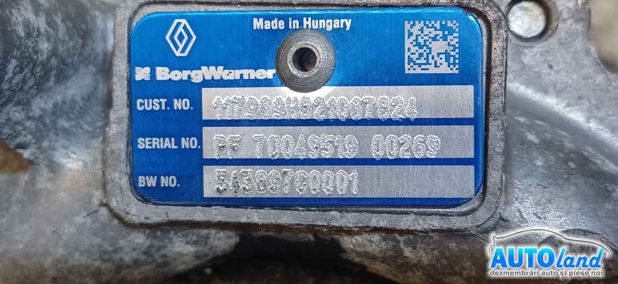 Turbo NISSAN QASHQAI II (J11) 2014-2021 Cod 5438970001 