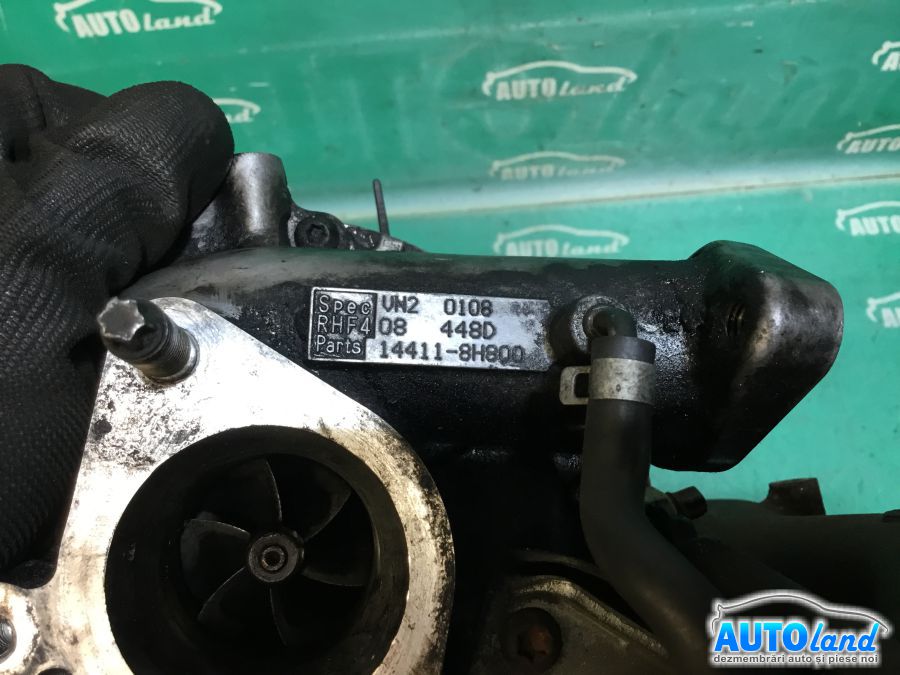 Turbo NISSAN X-TRAIL (T30) 2001-2026 Cod 144118H800 