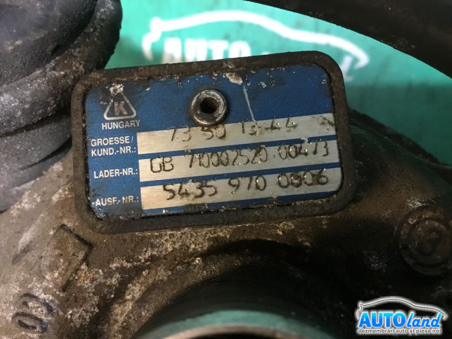 Turbo OPEL CORSA C (F08,F68) 2000-2025 Cod 5435970006 