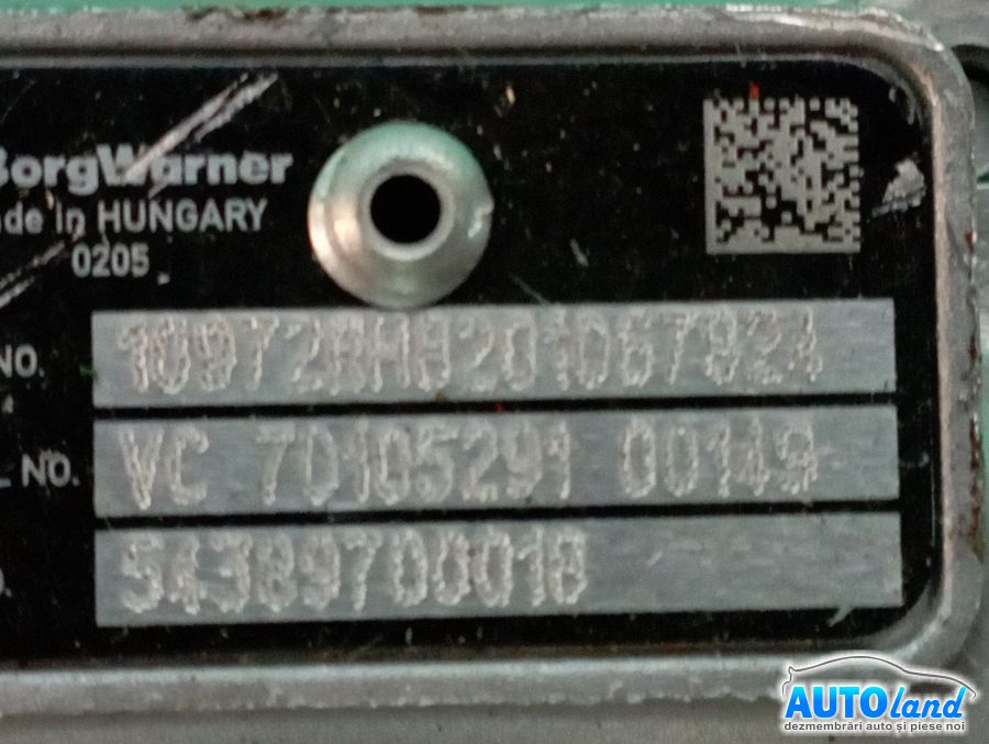 Turbo OPEL VIVARO caroserie (F7) 2001-2025 Cod 54389880018 