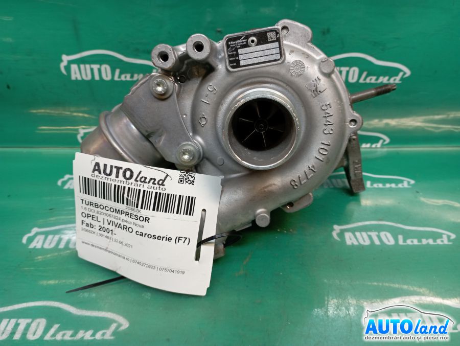 Turbo OPEL VIVARO caroserie (F7) 2001-2025 Cod 54389880018 