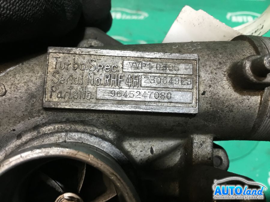 Turbo PEUGEOT 307 (3A/C) 2000-2025 Cod 9645247080 
