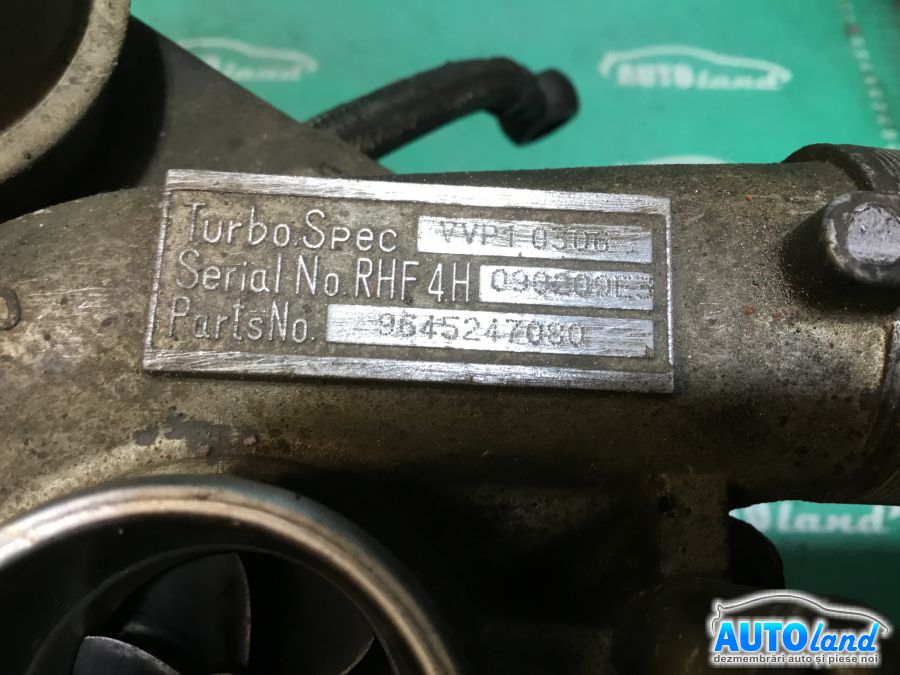 Turbo PEUGEOT 307 (3A/C) 2000-2026 Cod 9645247080 