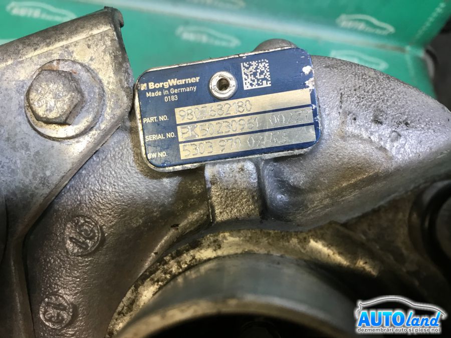 Turbo PEUGEOT 308 (4A_,4C_) 2007-2025 Cod 9807682180 