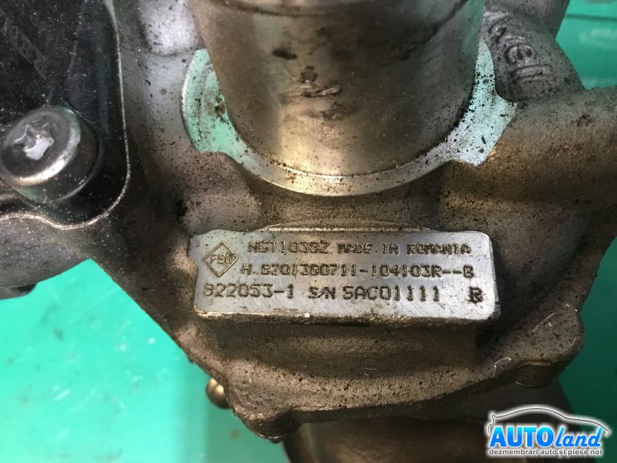 Turbo RENAULT CLIO IV 2012-2025 Cod 8201380711 
