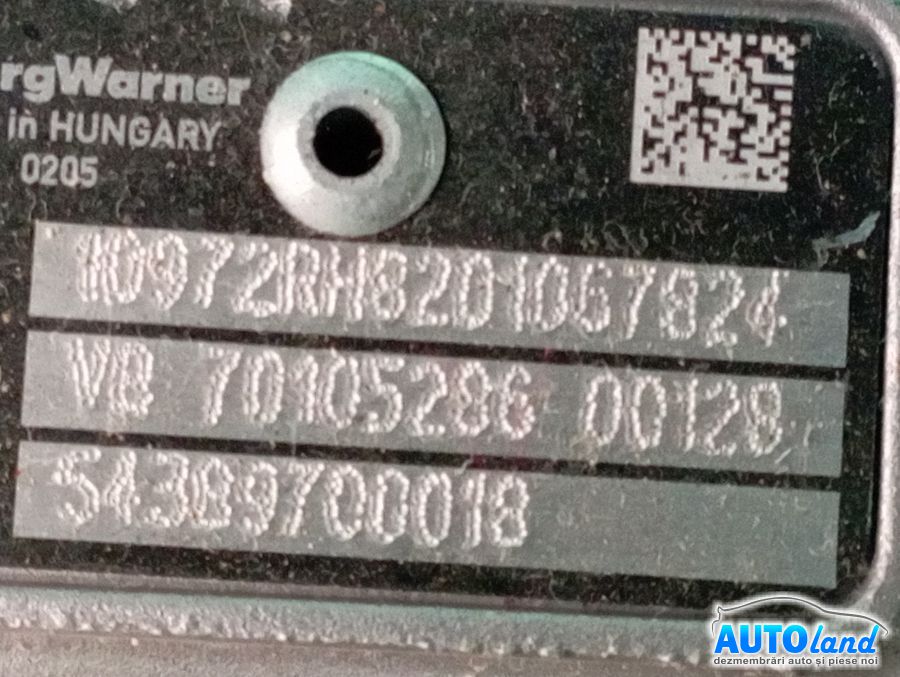 Turbo RENAULT TRAFIC III 2013-2025 Cod 54389880018 