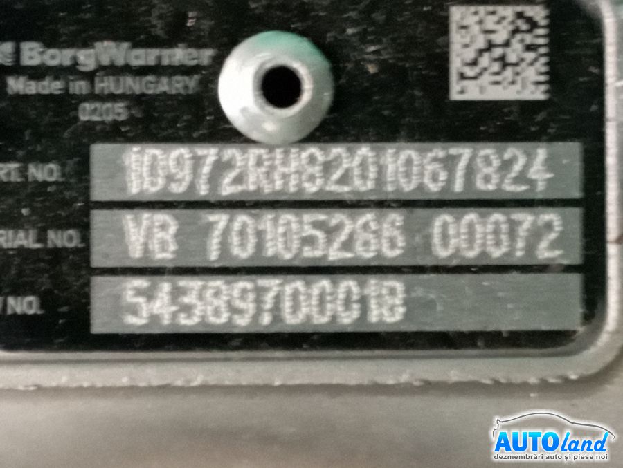 Turbo RENAULT TRAFIC III 2013-2025 Cod 54389880018 