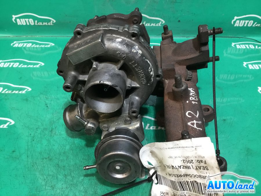 Turbo SEAT IBIZA IV (6J5,6P1) 2008-2017 Cod 045253019L 