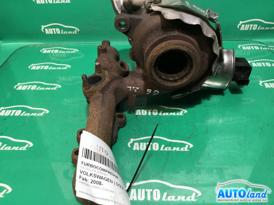 Turbo VOLKSWAGEN GOLF VI 2008-2025 Cod 03L255016H 