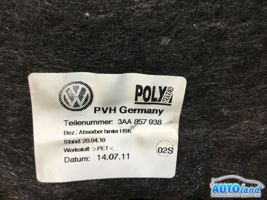 Usita Torpedou VOLKSWAGEN PASSAT (3AA,B7) 2011-2025 Cod 3C1857097BC 