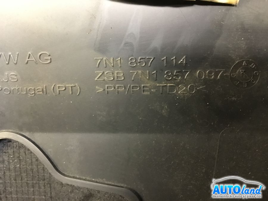 Usita Torpedou VOLKSWAGEN SHARAN (7N) 2010-2025 Cod 7N1857114 