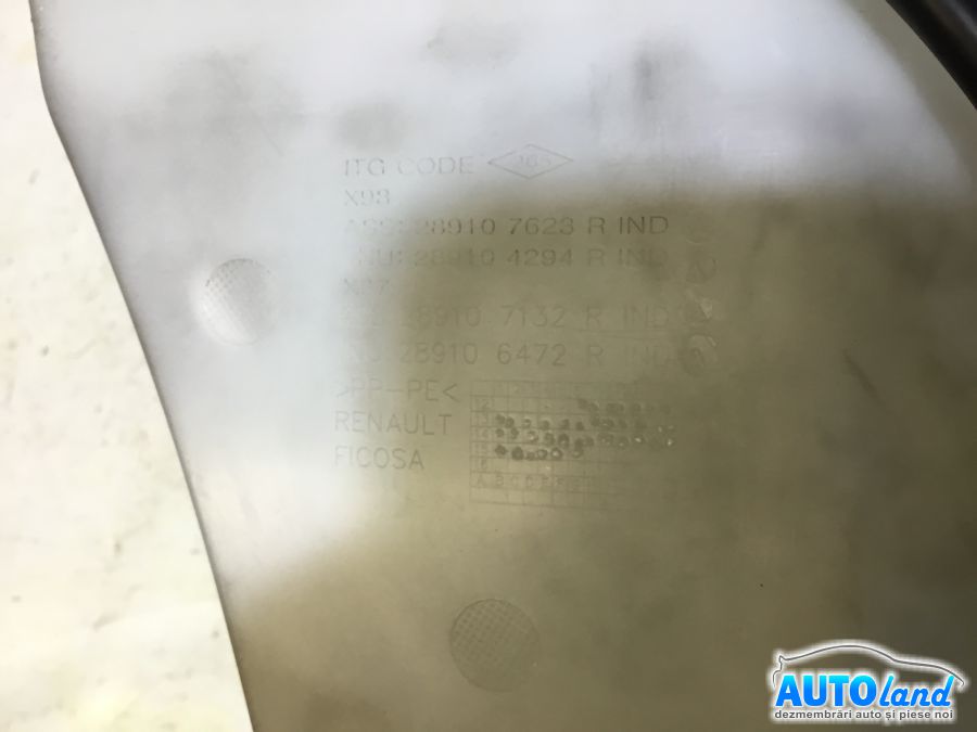 Vas Lichid Parbriz (rezervor Apa Parbriz) RENAULT CAPTUR 2013-2025 Cod 289107623R 