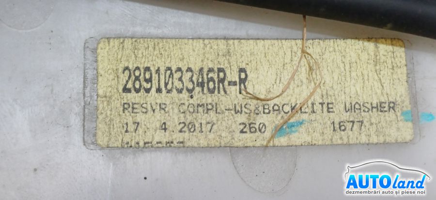 Vas Lichid Parbriz (rezervor Apa Parbriz) RENAULT CLIO IV 2012-2025 Cod 289103346R 